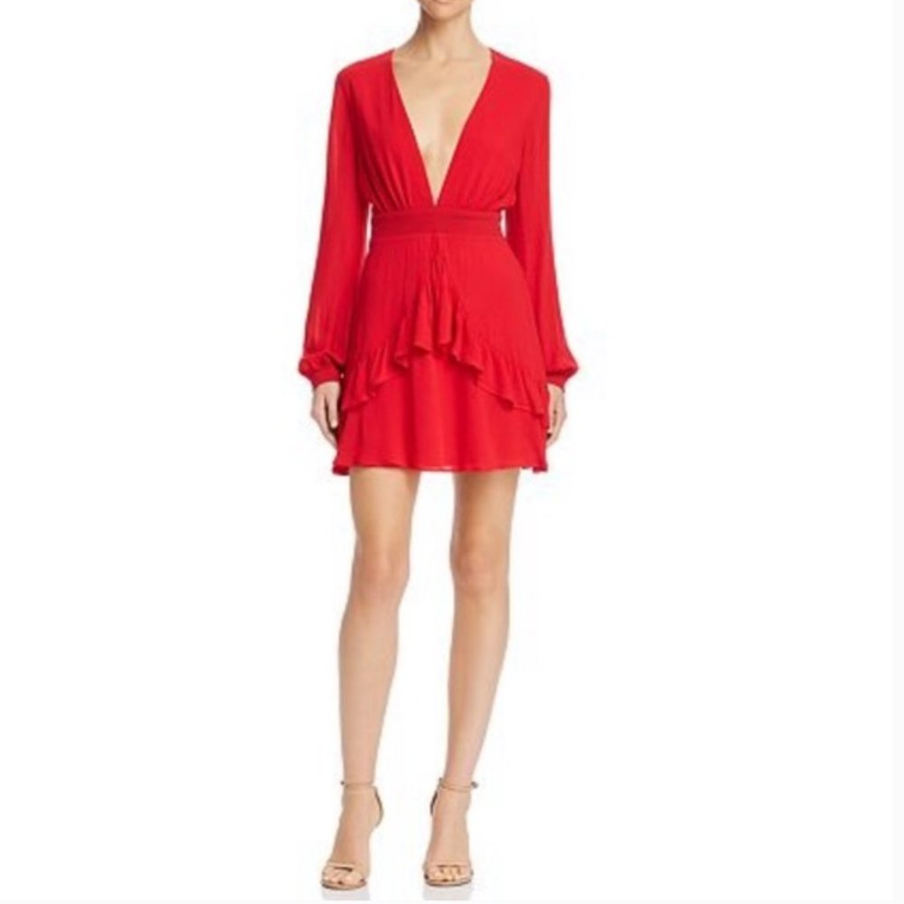 Sage the Label Red Mini Dress